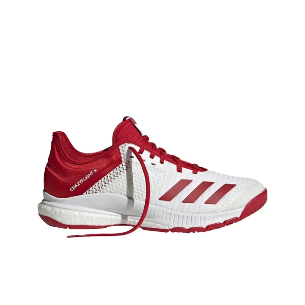 Adidas Crazyflight x 3 White/Red Women's Volleyball Shoes Size 11.5