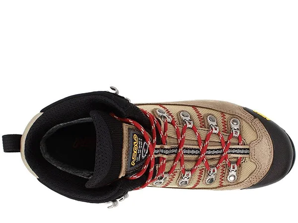 Asolo Men's Fugitive GTX Hiking Boots, Khaki/Black, 8.5