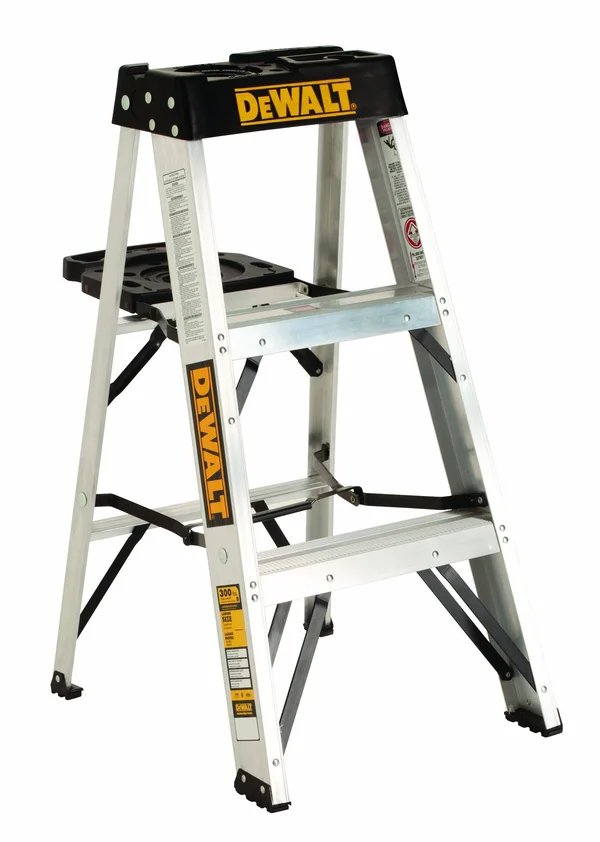 DeWalt 3& Aluminum Stepladder 300 lbs. Load Capacity - DXL2010-03
