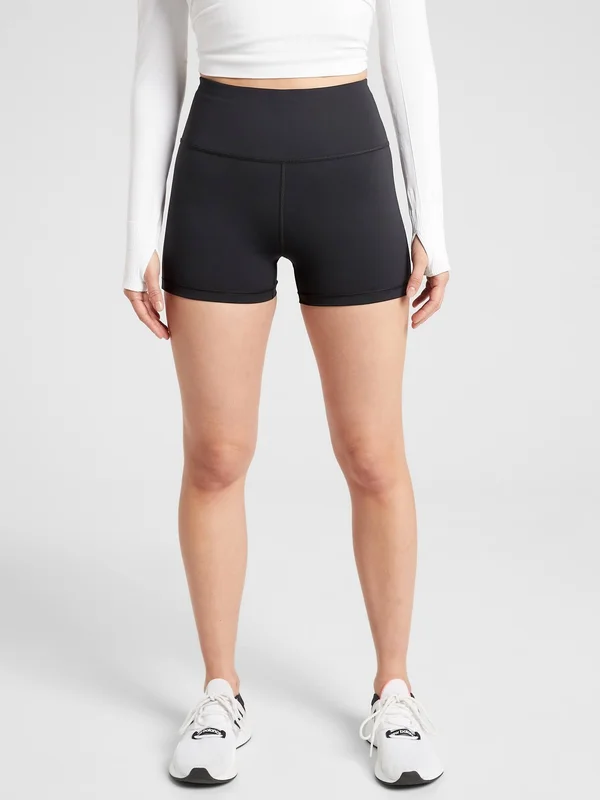 Athleta Women's Ultimate 3x22 Short Black Regular Size L