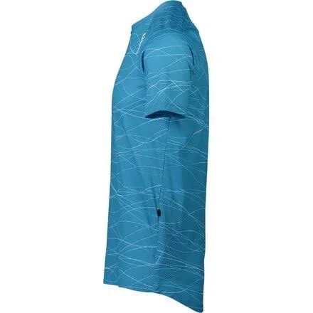 POC MTB Pure T-Shirt - Men's Lines Basalt Blue, M