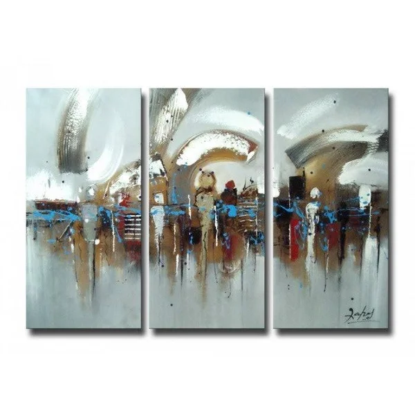 Design Art Hand-Painted Abstract Human Life Painting 1190