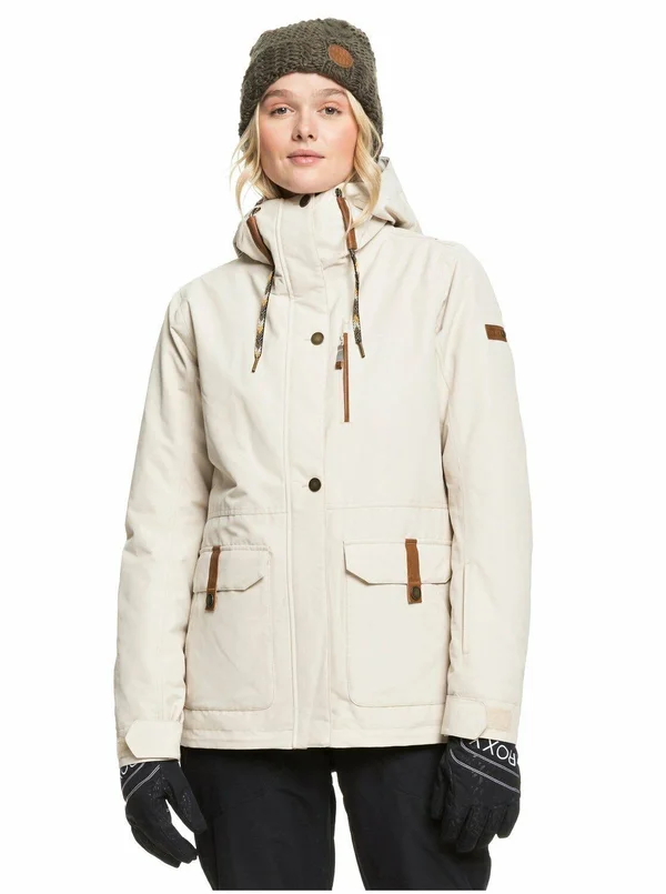 Roxy Snow Women's Andie Jacket - Oyster Gray, XL