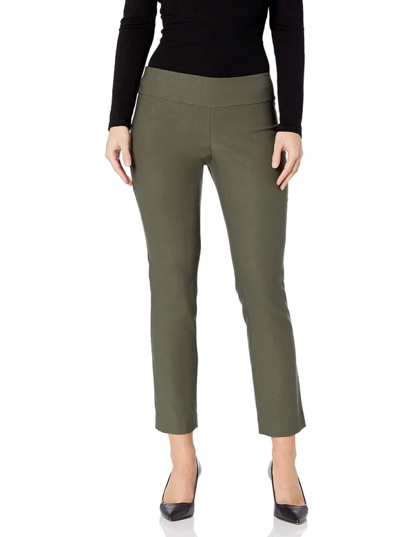 Nic+Zoe Petite Wonderstretch Pants Women's Rich Olive : 2p 27