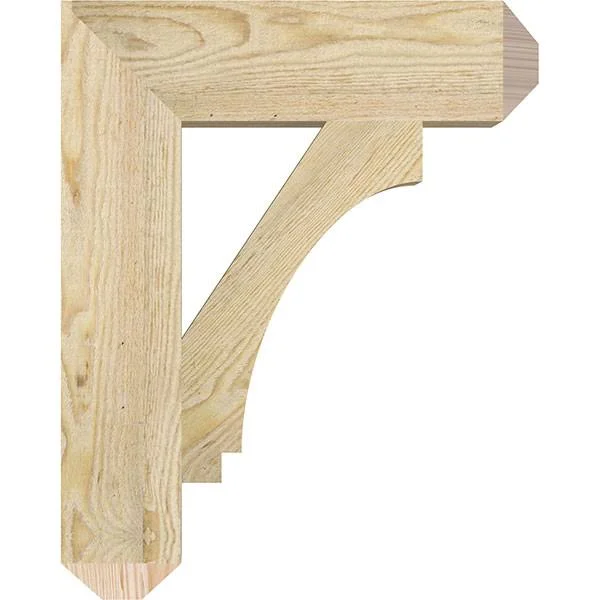 4x22W x 16x22D x 20x22H Imperial Craftsman Rough Sawn BRACKET, Douglas Fir