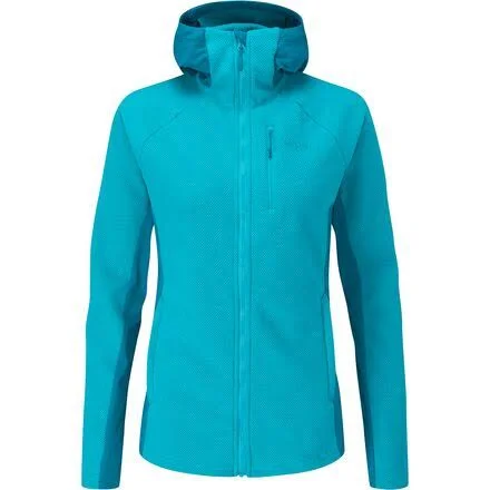 RAB Capacitor Hooded Fleece Jacket - Women's Aquamarine, M