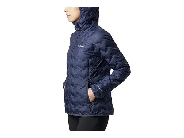 Columbia Delta Ridge Down Hooded Jacket Women's M, Nocturnal