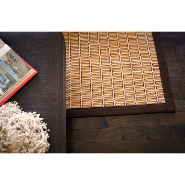 Anji Mountain 6& x 9& Pearl River Bamboo Rug