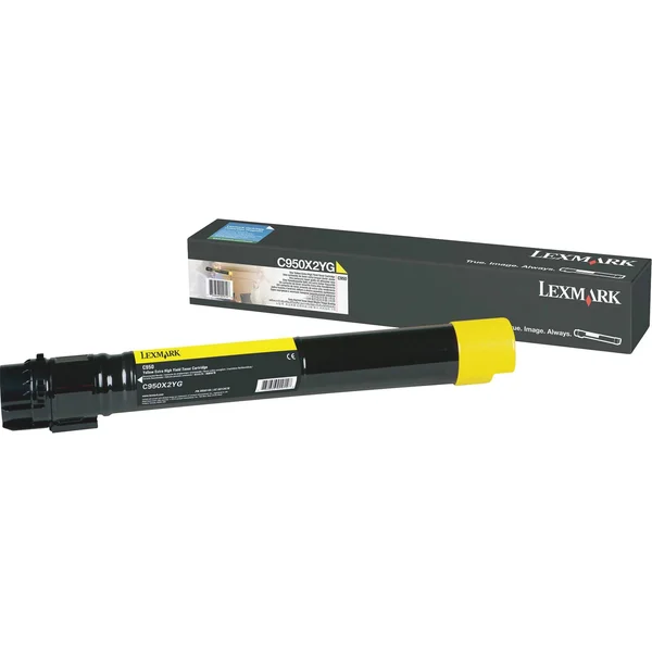 Lexmark C950X2YG High-Yield Toner Cartridge Yellow