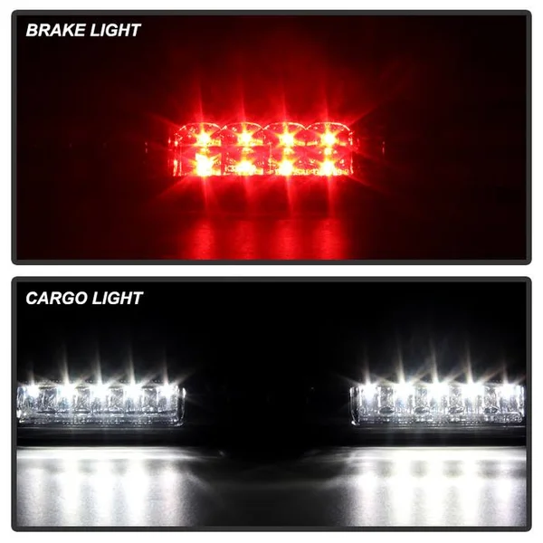 Xtune BKL-JH-CSIL99-LED-RC Brake Light (Chevy Silverado 99-06, GMC Sierra 99-06 LED 3rd - Red/Clear)