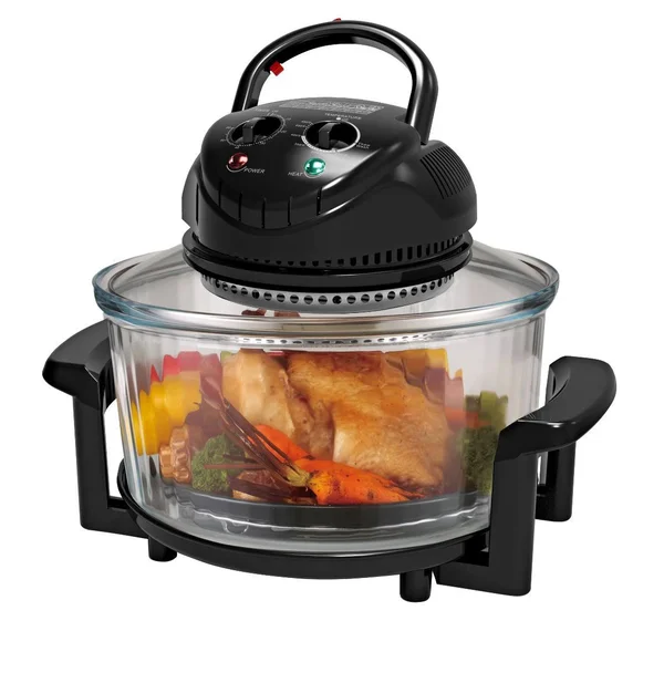 Oyama TRO-110B 12 Liter Turbo Convection Roaster Oven Black, 13L
