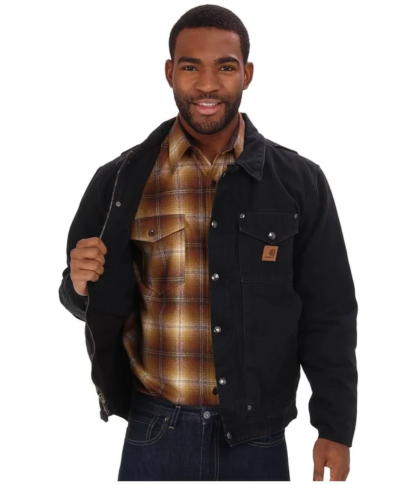 Carhartt Men's Berwick Jacket, Black, XXL